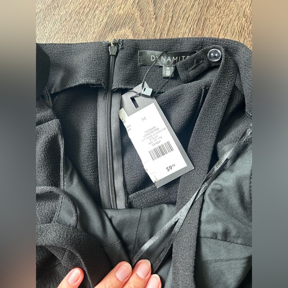 Dynamite long romper black BNWT size M - Picture 4 of 4